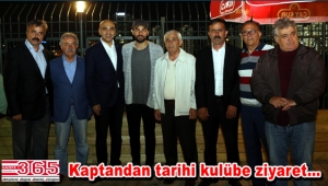 Galatasaraylı Selçuk İnan Osmaniye İstiklalspor'u ziyaret etti