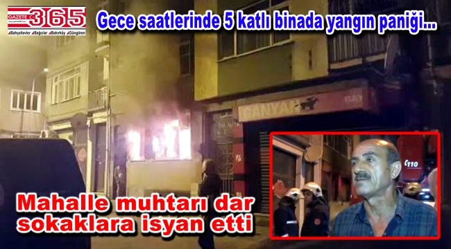 Bakırköy'de gece saatlerinde yangın çıktı: 3 yaralı…