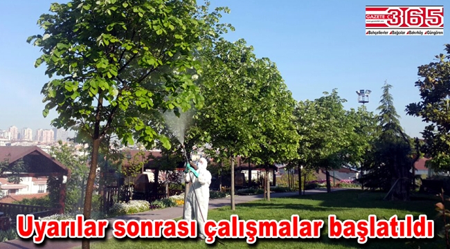 Bağcılar'da aşırı neme karşı "Yeşil önlem" alındı