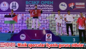 Bağcılarlı karateciler Erzurum'dan madalyalarla döndü
