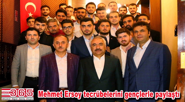 Bağcılarlı gençler İçişleri Bakan Yardımcısı Mehmet Ersoy'u misafir etti