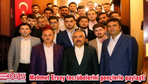 Bağcılarlı gençler İçişleri Bakan Yardımcısı Mehmet Ersoy'u misafir etti