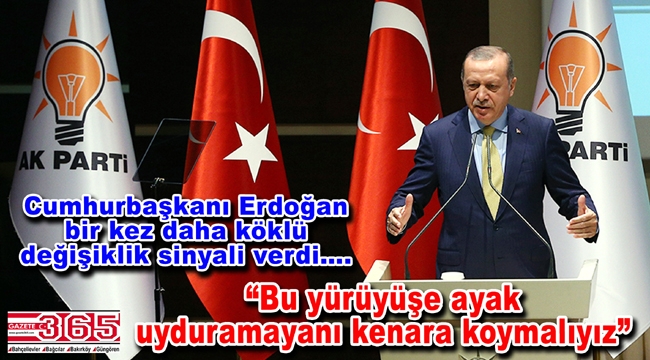 Cumhurbaşkanı Erdoğan nasıl bir teşkilat istediğini anlattı