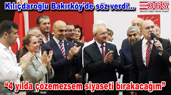 Kılıçdaroğlu Bakırköy'de yeni üyelere rozet taktı