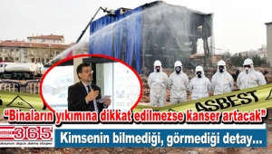 Berke Merter kentsel dönüşümde 'asbest' riskini meclise taşıdı