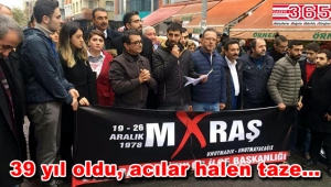 CHP Bahçelievler gençliği 'Maraş Katliamı'nı unutmadı