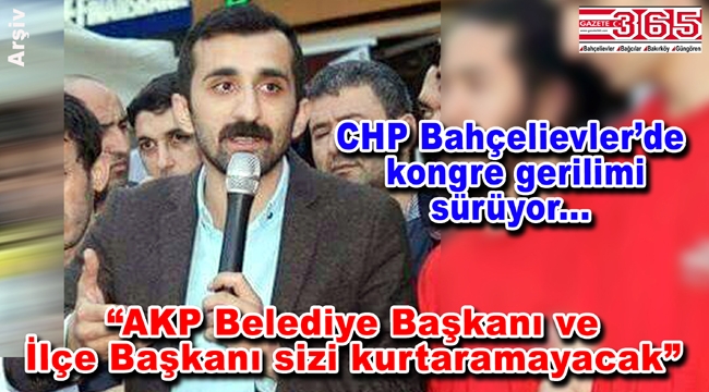 CHP İlçe Başkan Yardımcısı Ufuk Emre Bektaş'tan açıklama…