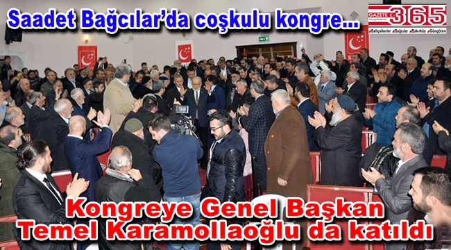 Saadet Partisi Bağcılar İlçe Başkanı Şakir Şahin güven tazeledi