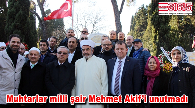 TÜMFED vefatının 81'inci yılında Mehmet Akif Ersoy'u mezarı başında andı