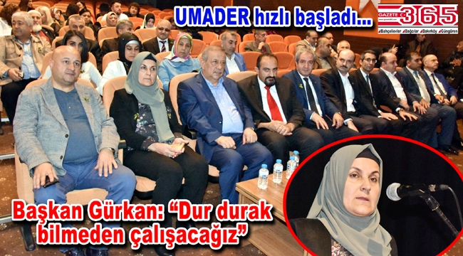 Zeynep Gürkan UMADER'in Genel Başkanı oldu