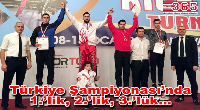 Bahçelievlerli Kickboks sporcuları ilçenin gururu oldular