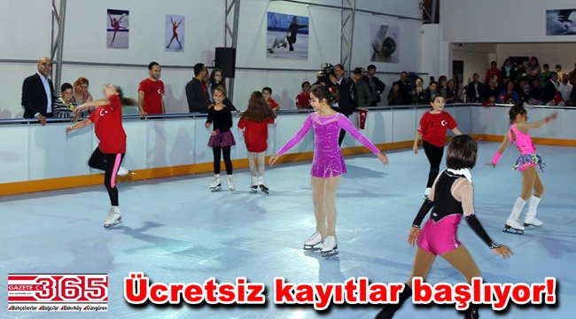 Bakırköy'de yenilenen gerçek buz pistinde ücretsiz buz pateni kursu…