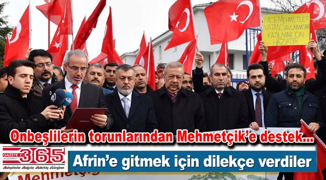 TOKKON üyeleri Afrin'e gitmek için Bahçelievler'de dilekçe verdi