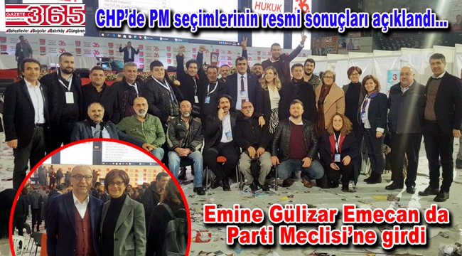 Emine Gülizar Emecan CHP PM Üyesi seçildi