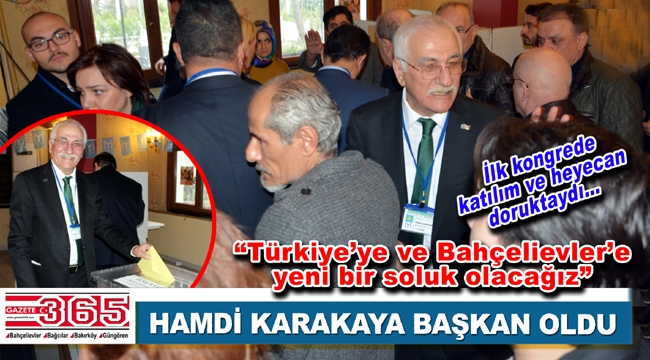 İYİ Parti Bahçelievler İlçe Başkanlığı'na Av. Hamdi Karakaya seçildi