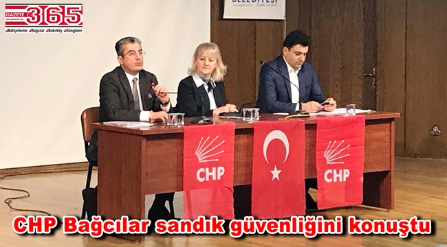 CHP Milletvekili Emre ile PM Üyesi Günaydın Bağcılar'da panele katıldı