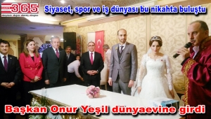 MHP Bağcılar İlçe Başkanı Onur Yeşil evlendi