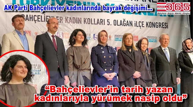 AK Parti Bahçelievler Kadın Kolu Başkanlığı'na Şeyma Aktaa seçildi
