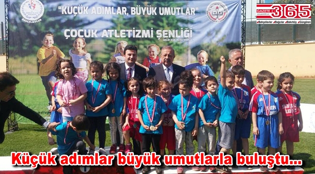 Bahçelievler Çocuk Atletizm Şenliği'nde ödüller sahiplerini buldu