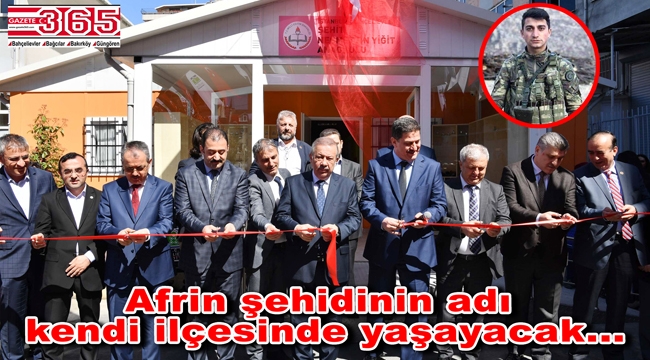 Bahçelievler Şehit Necmettin Yiğit Anaokulu açıldı