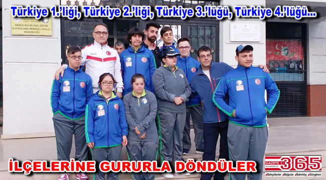 Bahçelievler Özel Eğitim Okulu öğrencileri Türkiye Şampiyonu oldu
