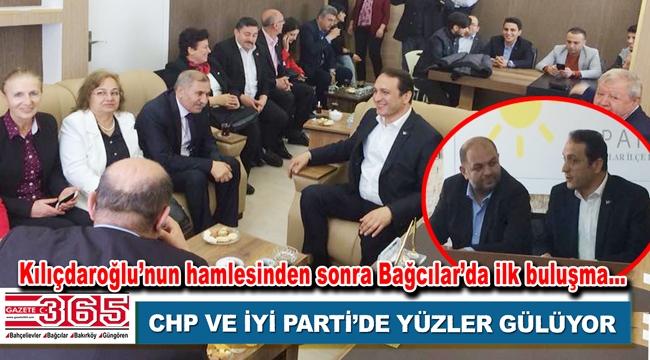 CHP Bağcılar yöneticileri, İYİ Parti İlçe Başkanlığı'nı ziyaret etti