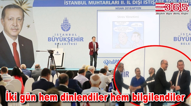 İstanbul muhtarları Afyon'da eğitim aldı 