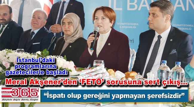 Meral Akşener yerel basın mensuplarıyla kahvaltıda buluştu