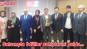 Şehit Mahir Ayabak Satranç Turnuvası sona erdi