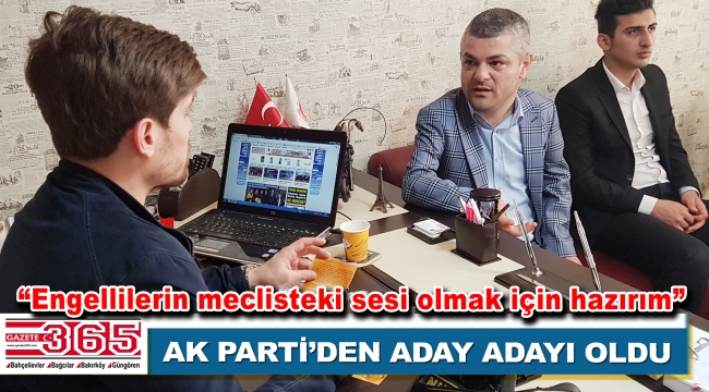 Mehmet Erdoğan AK Parti İstanbul 3. Bölge Milletvekili A. Adayı oldu