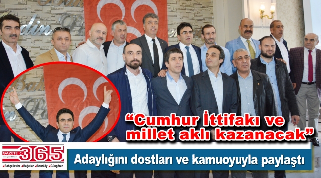 Av. Rıza Peker MHP İstanbul 3. Bölge Milletvekili A. Adaylığını açıkladı