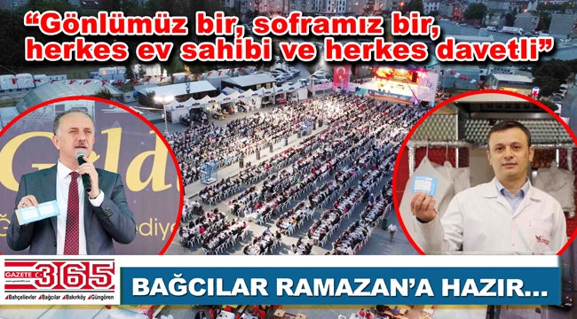 Bağcılar'da 130 bin kişi iftar sofrasında ağırlanacak     