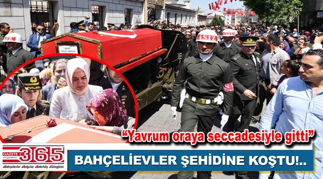 Bahçelievlerli Piyade Onbaşı Sedat Mekan son yolculuğuna uğurlandı