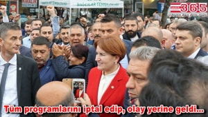 Meral Akşener saldırının yaşandığı Bağcılar'a geldi