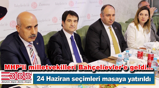 MHP Bahçelievler Teşkilatı istişare toplantısı düzenledi