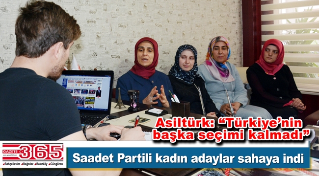 Saadet Partisi İstanbul kadın milletvekili adaylarından Gazete 365'e ziyaret…