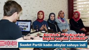 Saadet Partisi İstanbul kadın milletvekili adaylarından Gazete 365'e ziyaret…
