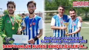 Şampiyonluk kupası Bahçelievler 112 futbol takımının oldu