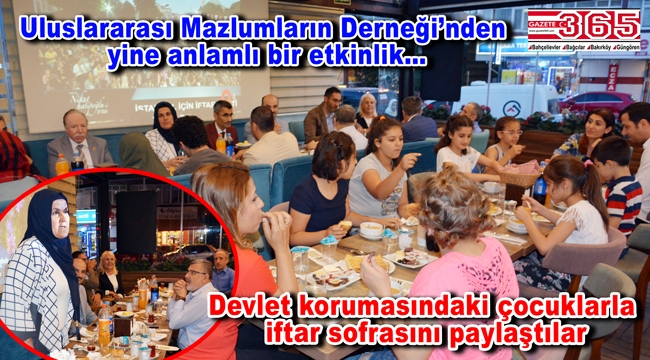 UMADER devlet koruması altındaki çocuklarla iftarda buluştu