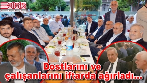 Ali Bekgöz'ün geleneksel iftar yemeğine geniş katılım yaşandı