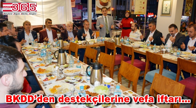 BKDD bu kez destekçileriyle iftar sofrasında buluştu