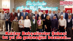 Kızılay Bahçelievler, destekçileri ve ilçe protokolüyle iftarda buluştu