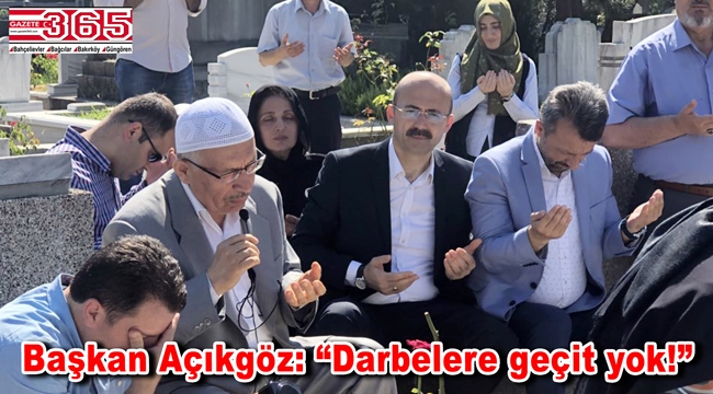 Bahçelievler 15 Temmuz'u unutmadı…