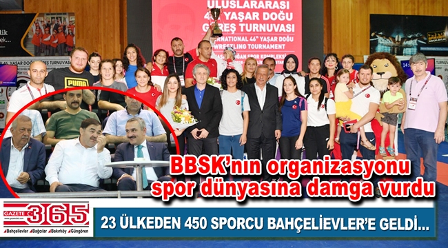 Bahçelievler'deki 46. Uluslararası Yaşar Doğu Güreş Turnuvası sona erdi