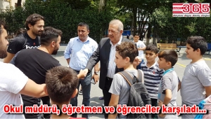 Başkan Osman Develioğlu Kuleli Ortaokulu'nu ziyaret etti