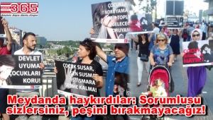 CHP Bahçelievler kadınları çocuk istismarına tepki gösterdi
