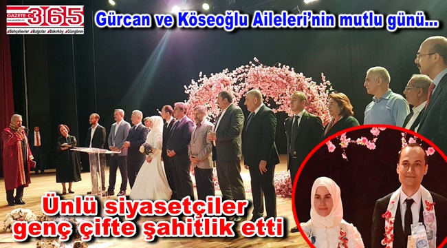 Mahmut Gürcan kızını evlendirdi