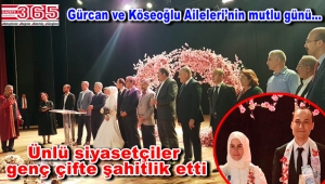 Mahmut Gürcan kızını evlendirdi