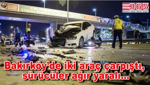 Bakırköy'de trafik kazası: 3 yaralı var