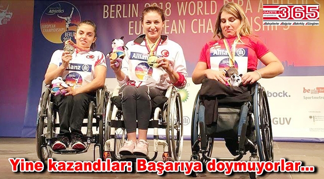 Engelli Milli Atlet Hamide Doğangün Avrupa Şampiyonu oldu